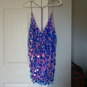 Motel SEQUIN Mermaid dress Small Dolls kill